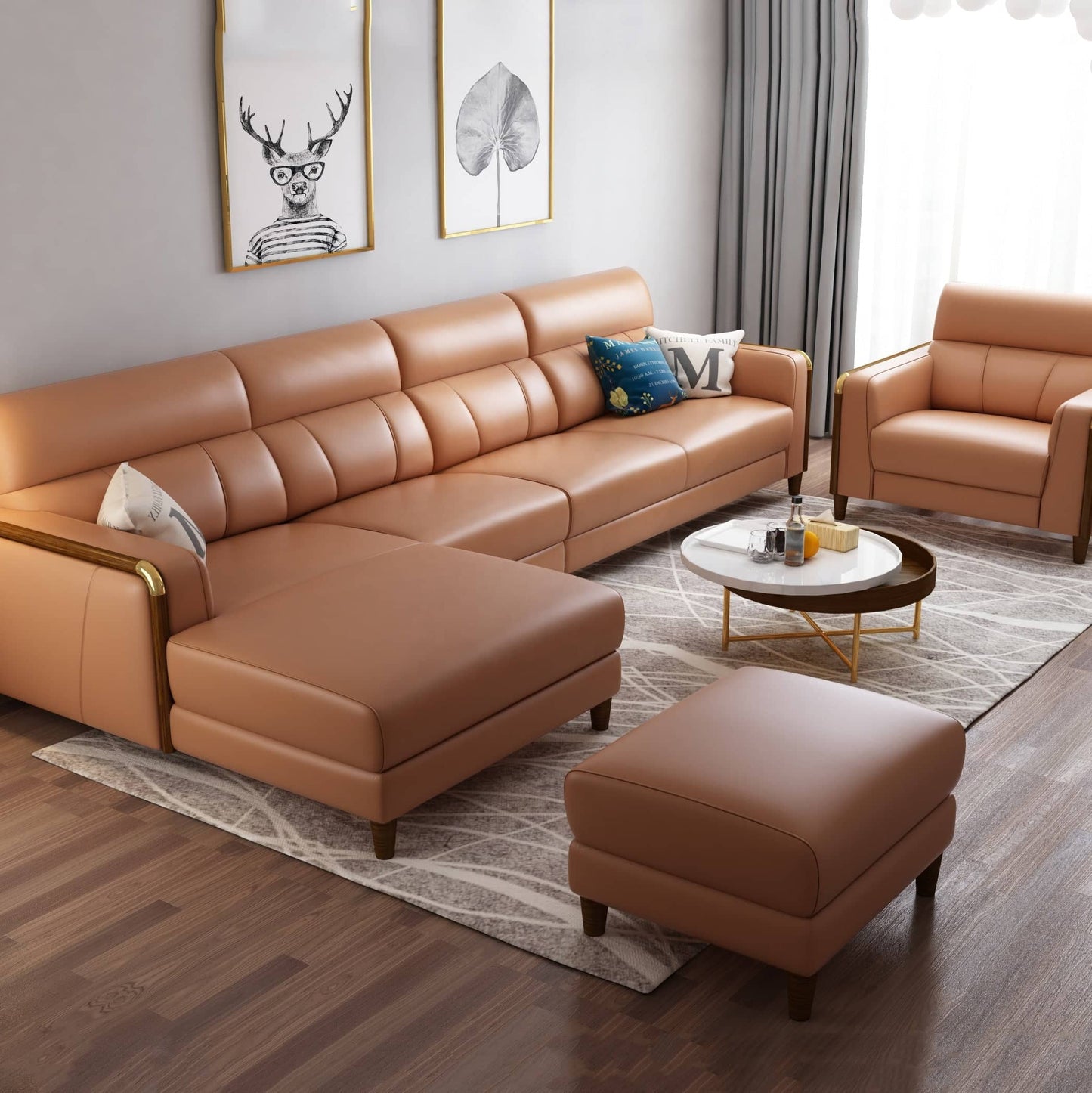 كنبة حرف L مودرن - VELA