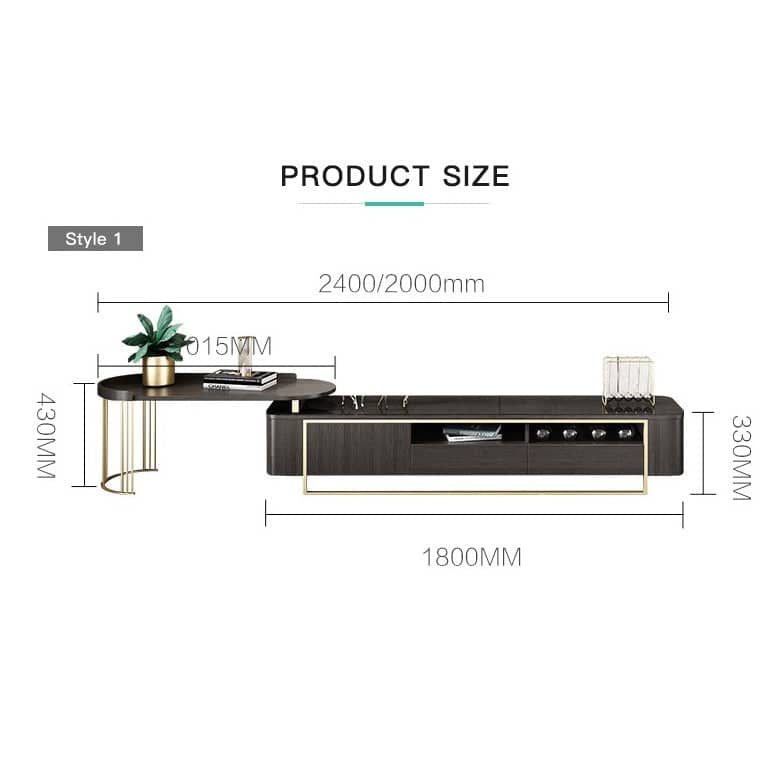 طاولة تلفزيون فاخرة - MODULUXE