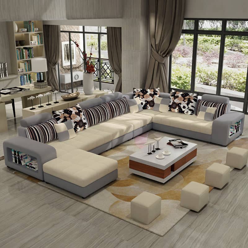 كنبة قماش حرف U - MERA