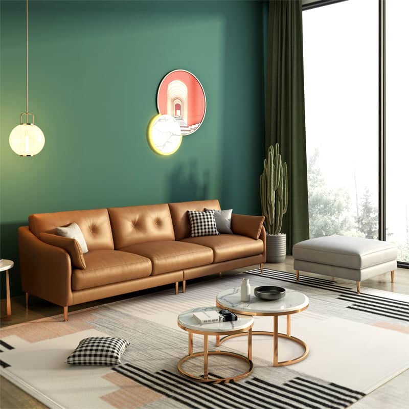 كنبة جلد عصرية - VELA