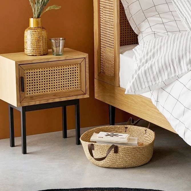 كومودينه خشبي ريفي - GOLDEN