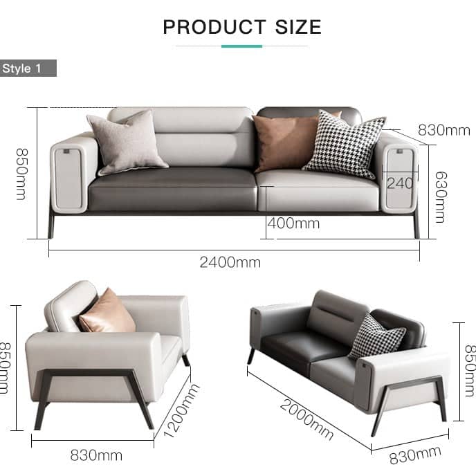 طقم كنب بتصميم فاخر - VELA