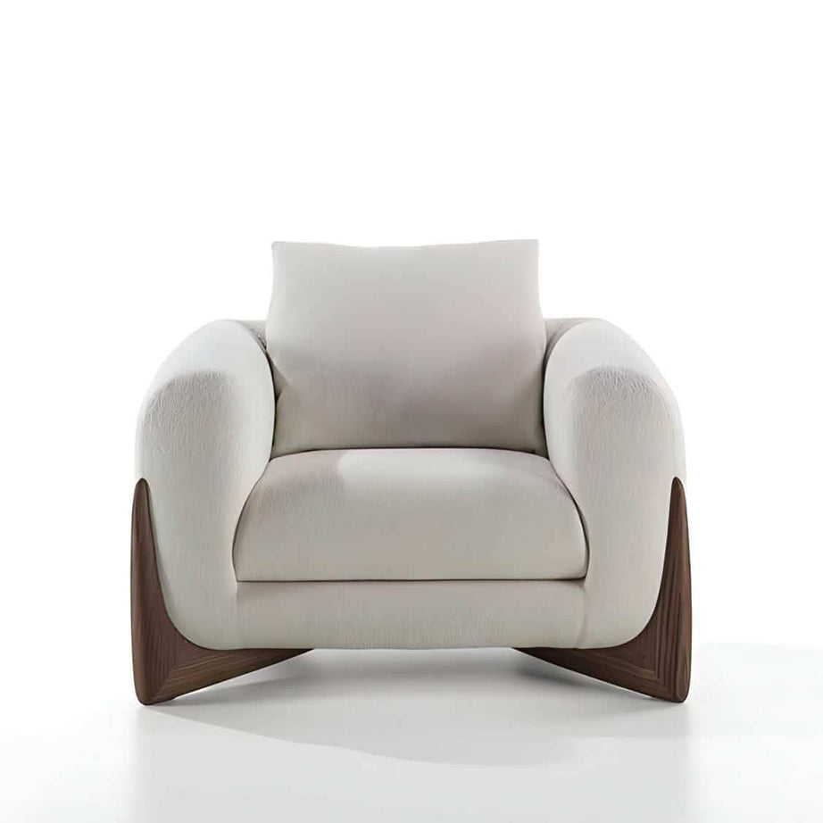 فخم كرسي خشب طبيعي مريح - Baytuk