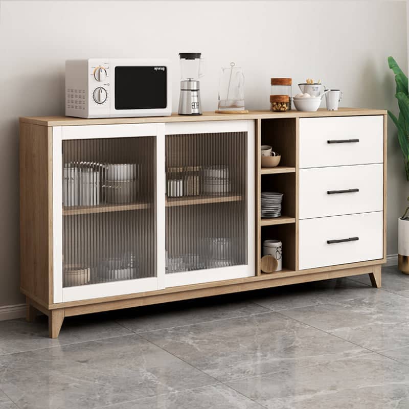 بوفيه طعام خشبي - LUNA