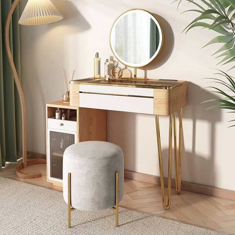 تسريحة بمرآة ومقعد - MIX