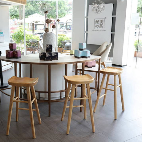 كرسي بار خشبي - BAYTK