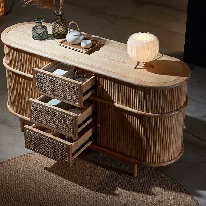 كونسول خشبي أنيق - CRAFTY