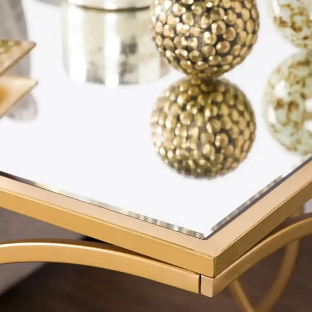 طاولة جانبية بقاعدة معدنية - Baytuk