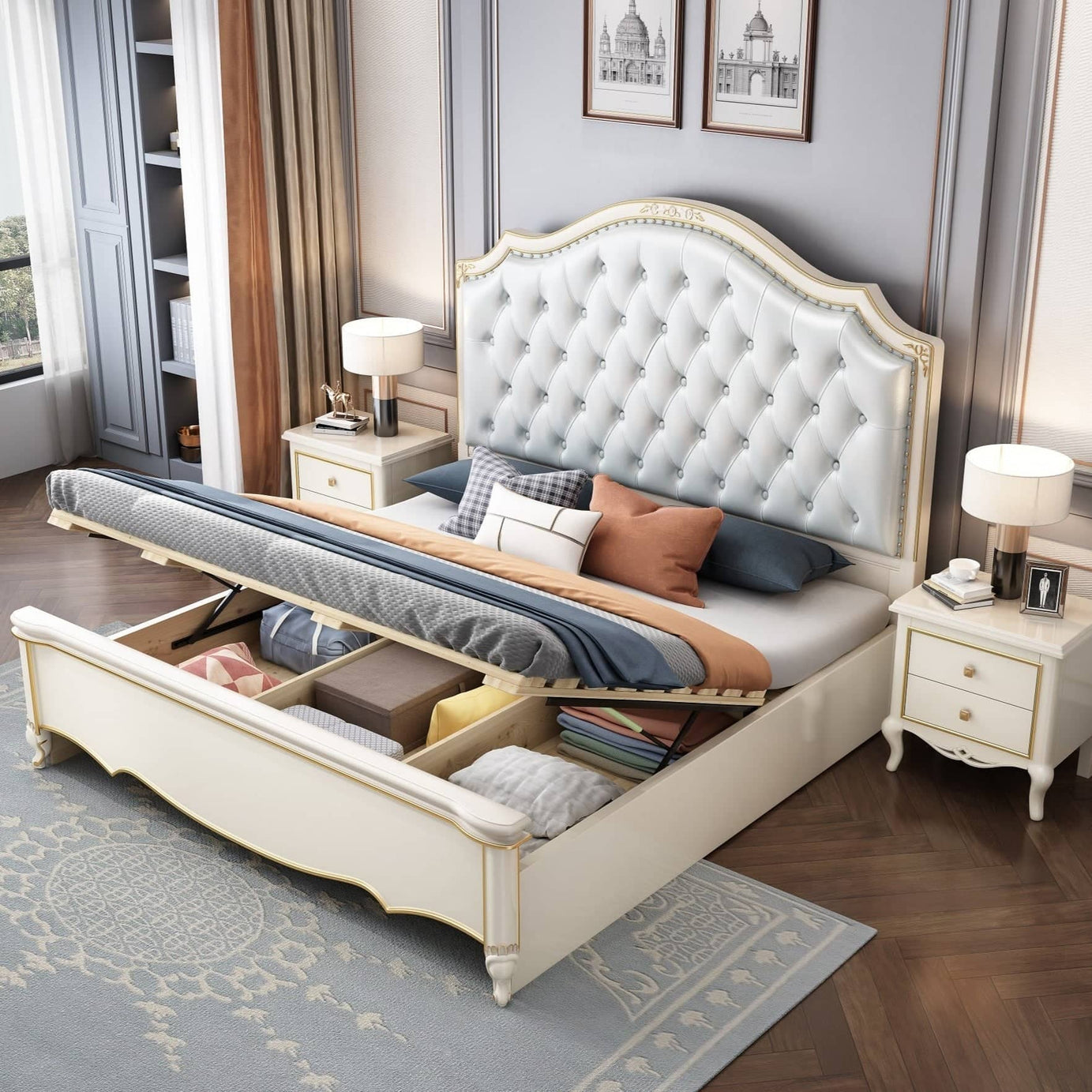 سرير كابتونيه فاخر - ROOK