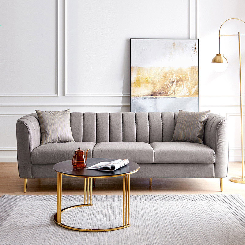 كنبة مخملية مودرن - SELA