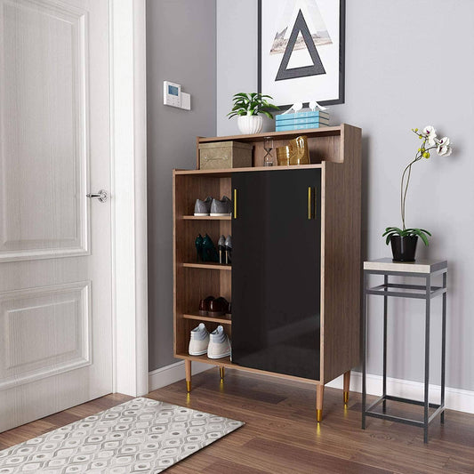 خزينة أحذية بارجل معدنية