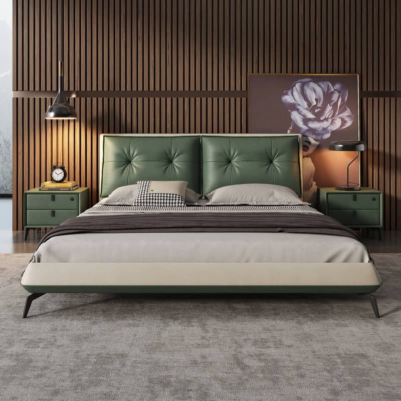 سرير كابتونيه أنيق - GROS