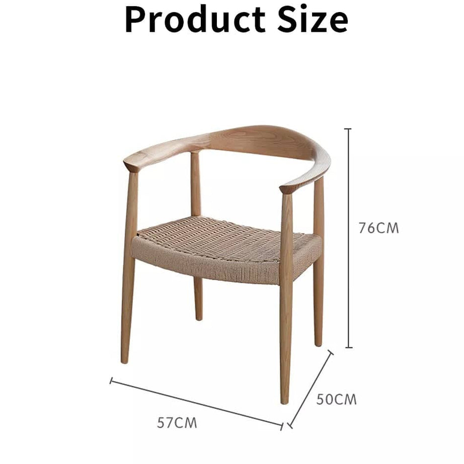 كرسي طعام خشبي فاخر - BAYTK