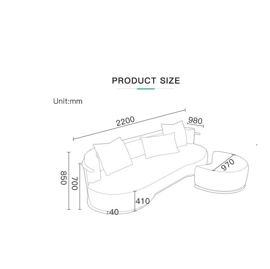 كنبة مودرن فاخرة - MERA
