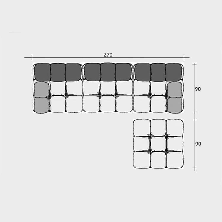 كنبة بزاوية مودرن - MERA