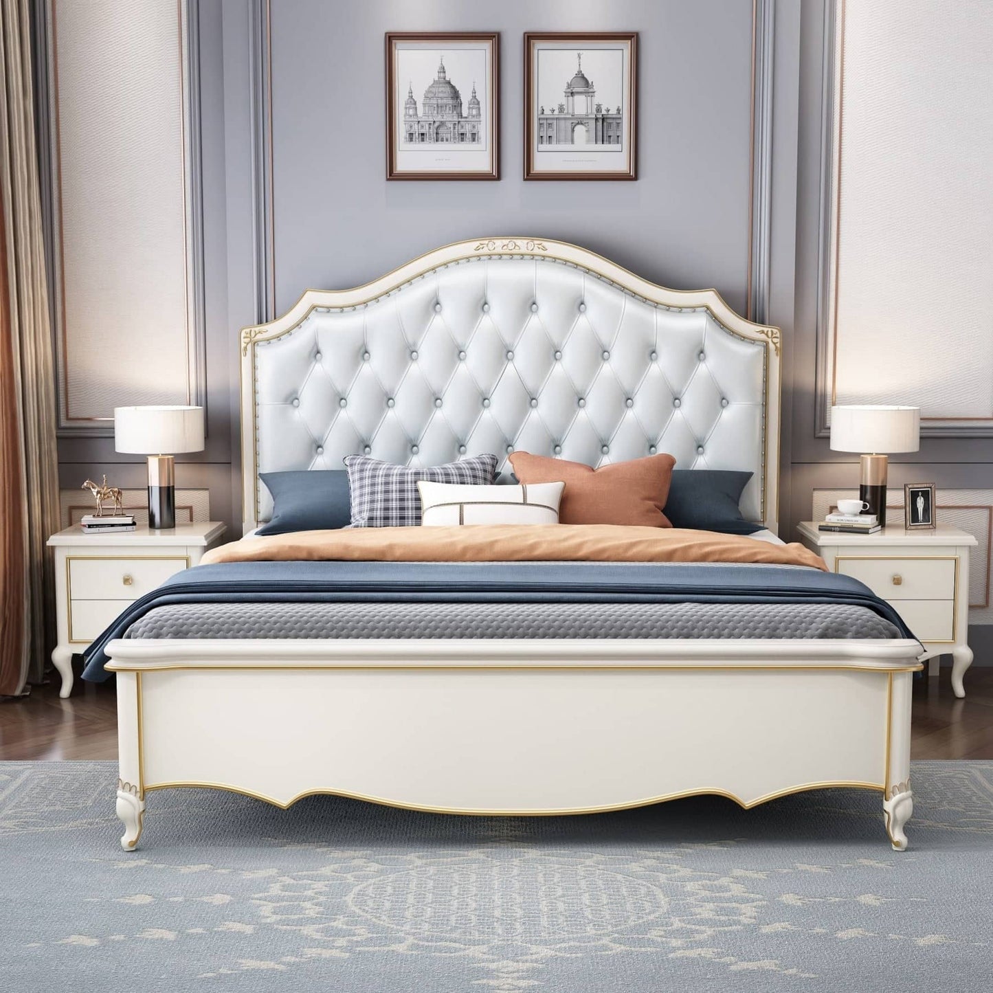 سرير كابتونيه فاخر - ROOK