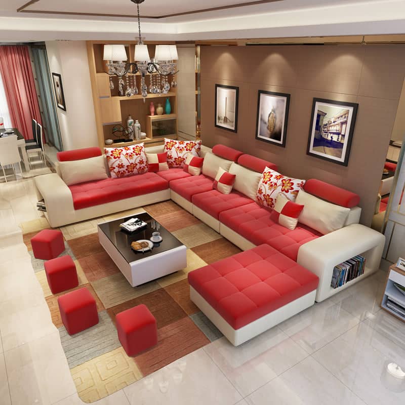 كنبة قماش حرف U - MERA