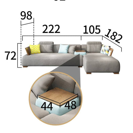 كنبة زاوية انيقه - MERA
