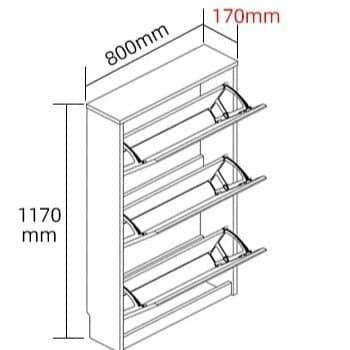 خزينة أحذية خشبي - STYLE