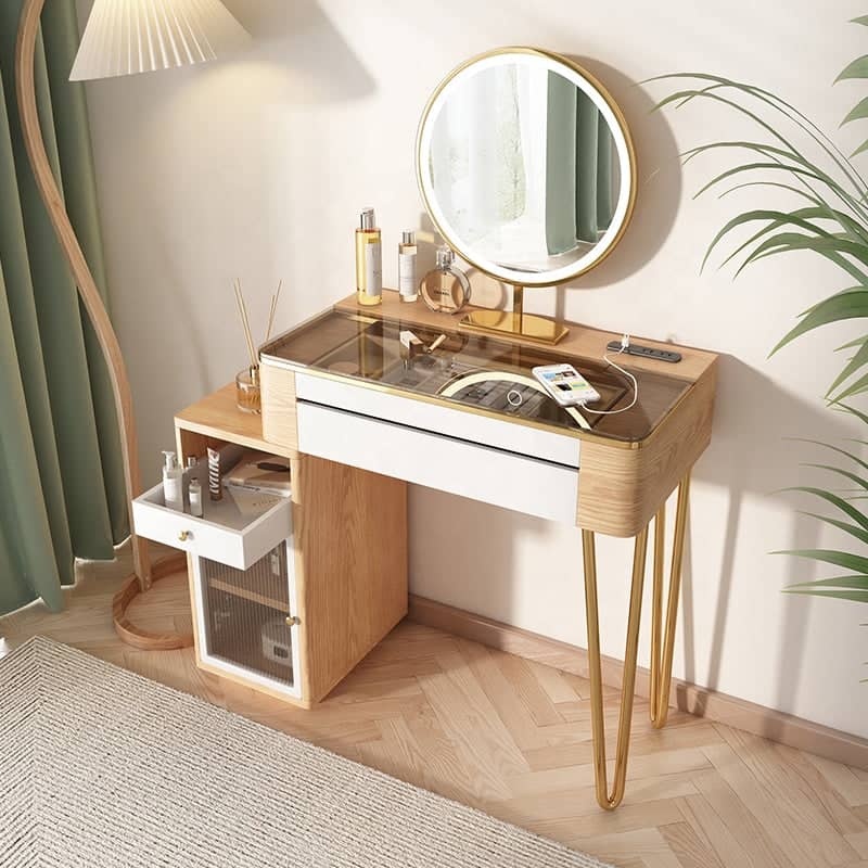 تسريحة بمرآة ومقعد - MIX