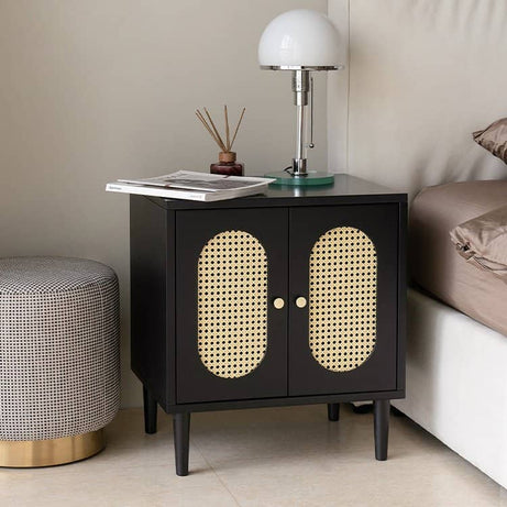 كومودينه خشبي ريفي  - GOLDEN