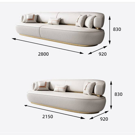 كنبة جلد عصري - VELA