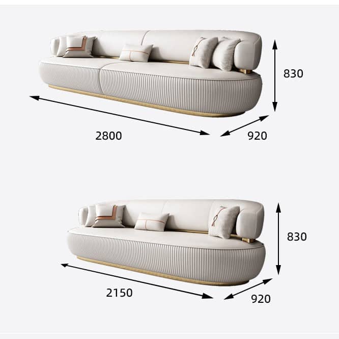 كنبة جلد عصري - VELA