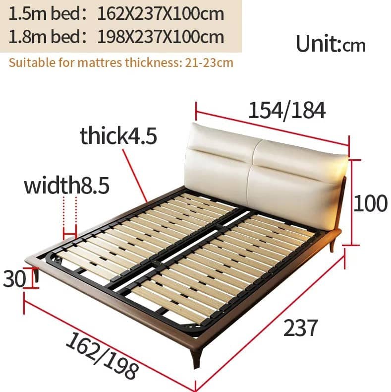 سرير بتصميم أنيق - ROOK