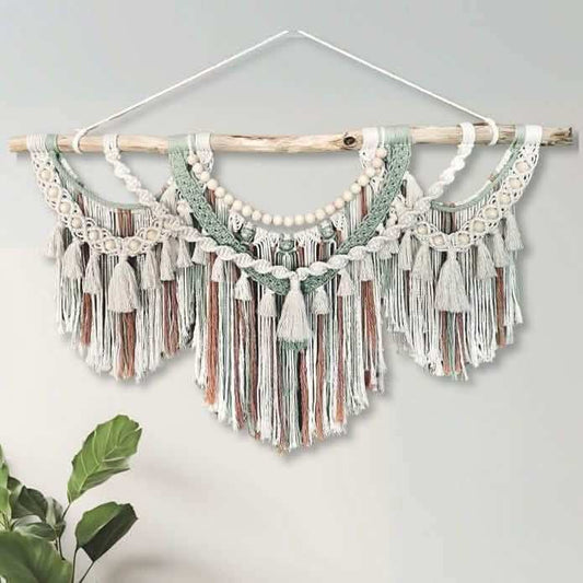 مكرمية جدار ملونة فنية - Baytuk