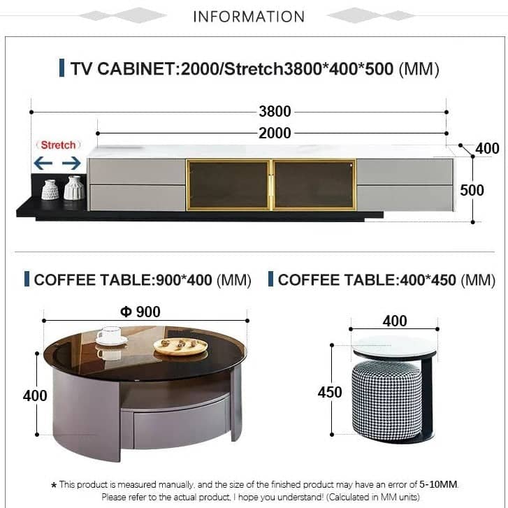 طقم طاولات مودرن - MODULUXE