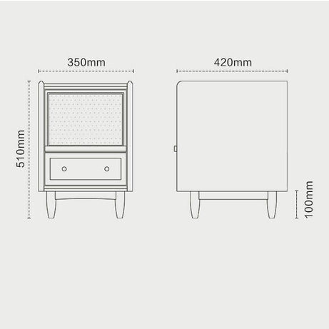 كومودينه بتصميم ريفي - GOLDEN