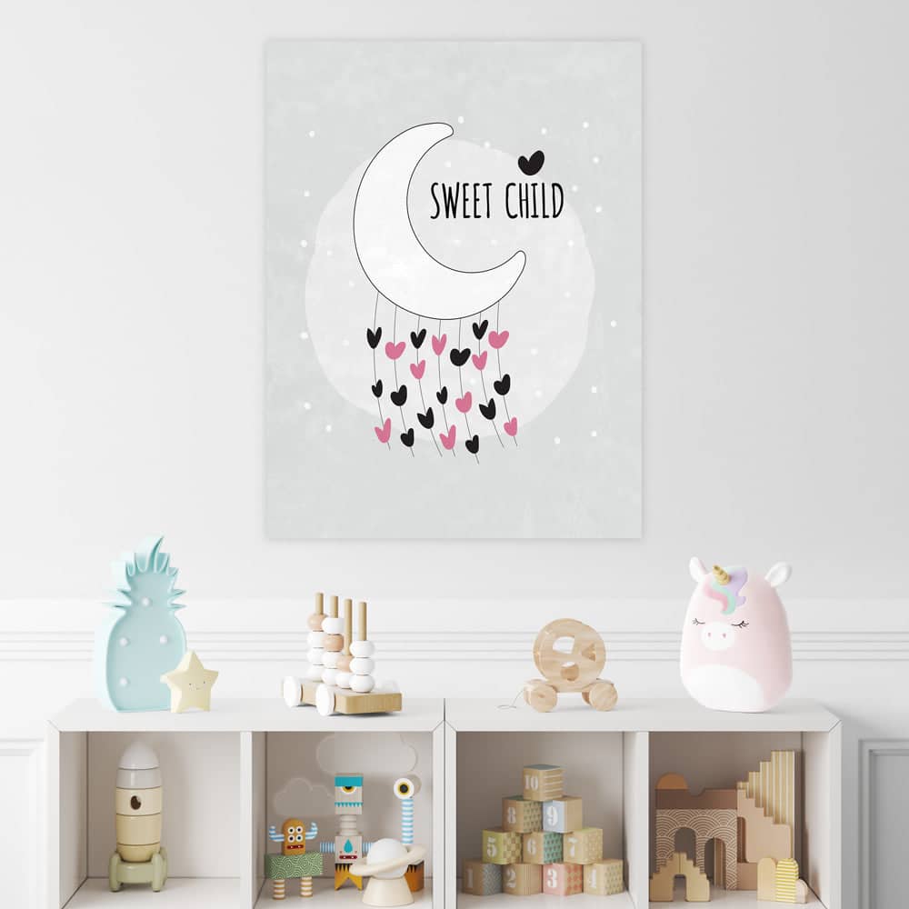 تابلوه أطفال خشبى 