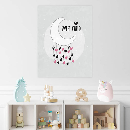 تابلوه أطفال خشبى 