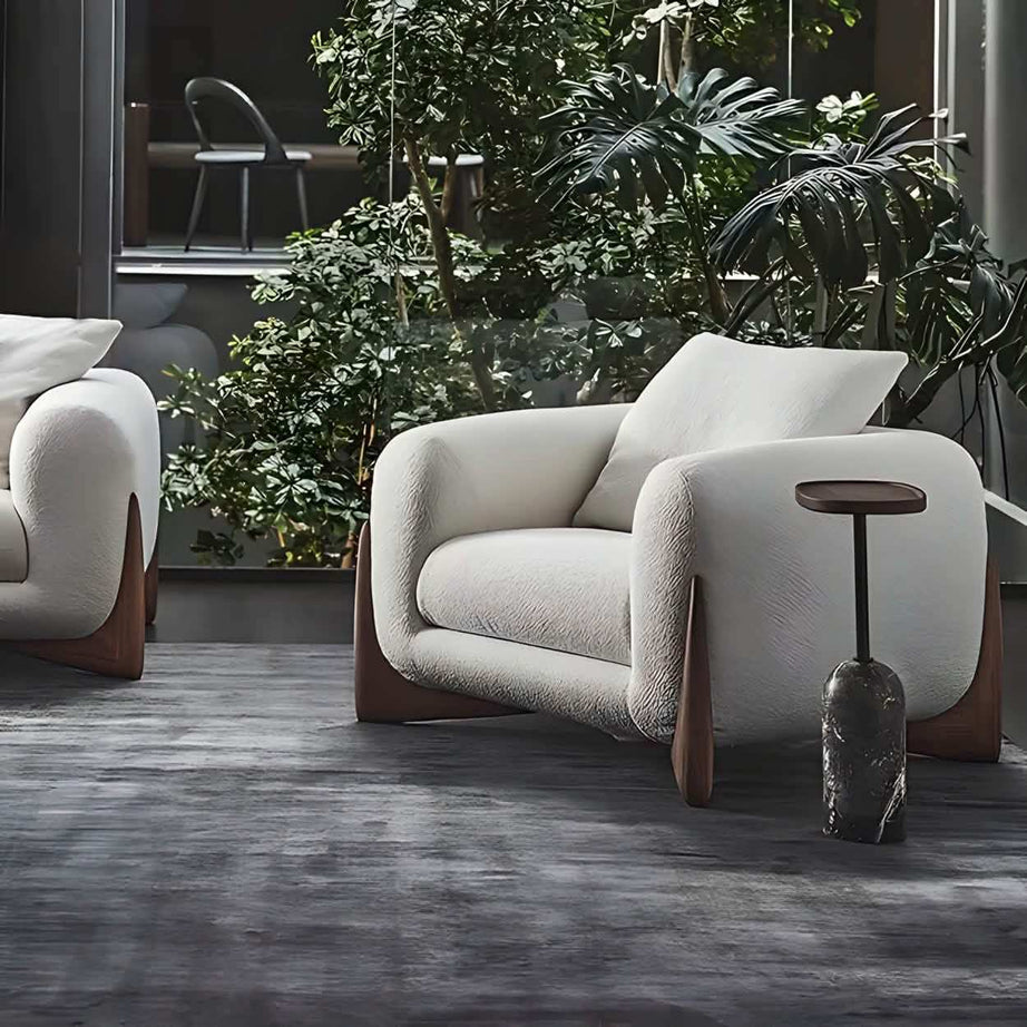 فخم كرسي خشب طبيعي مريح - Baytuk