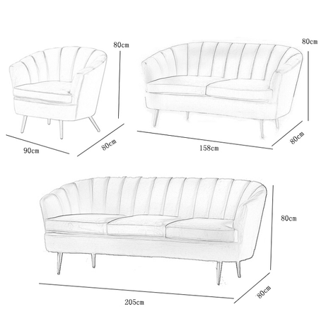كنبة بتصميم مودرن - SELA