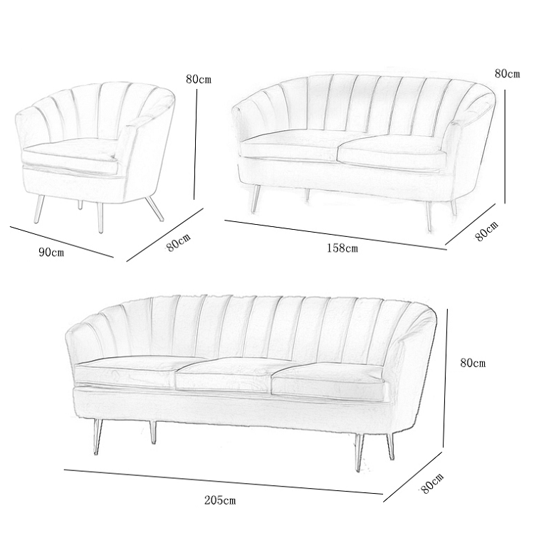 كنبة بتصميم مودرن - SELA