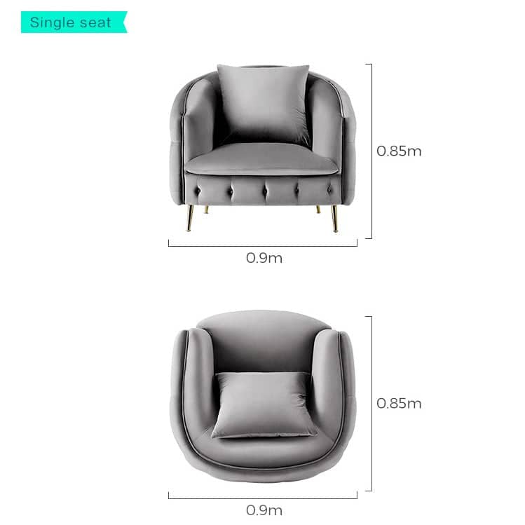 طقم كنب مخملي - MERA