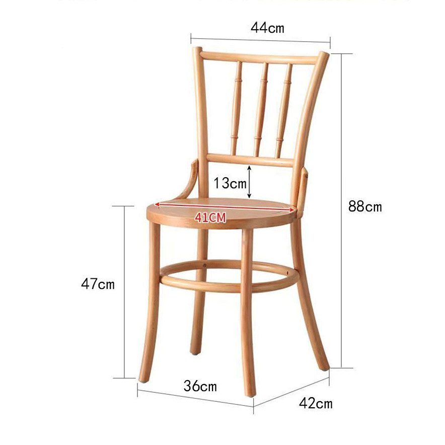 كرسي طعام خشبي - BAYTK