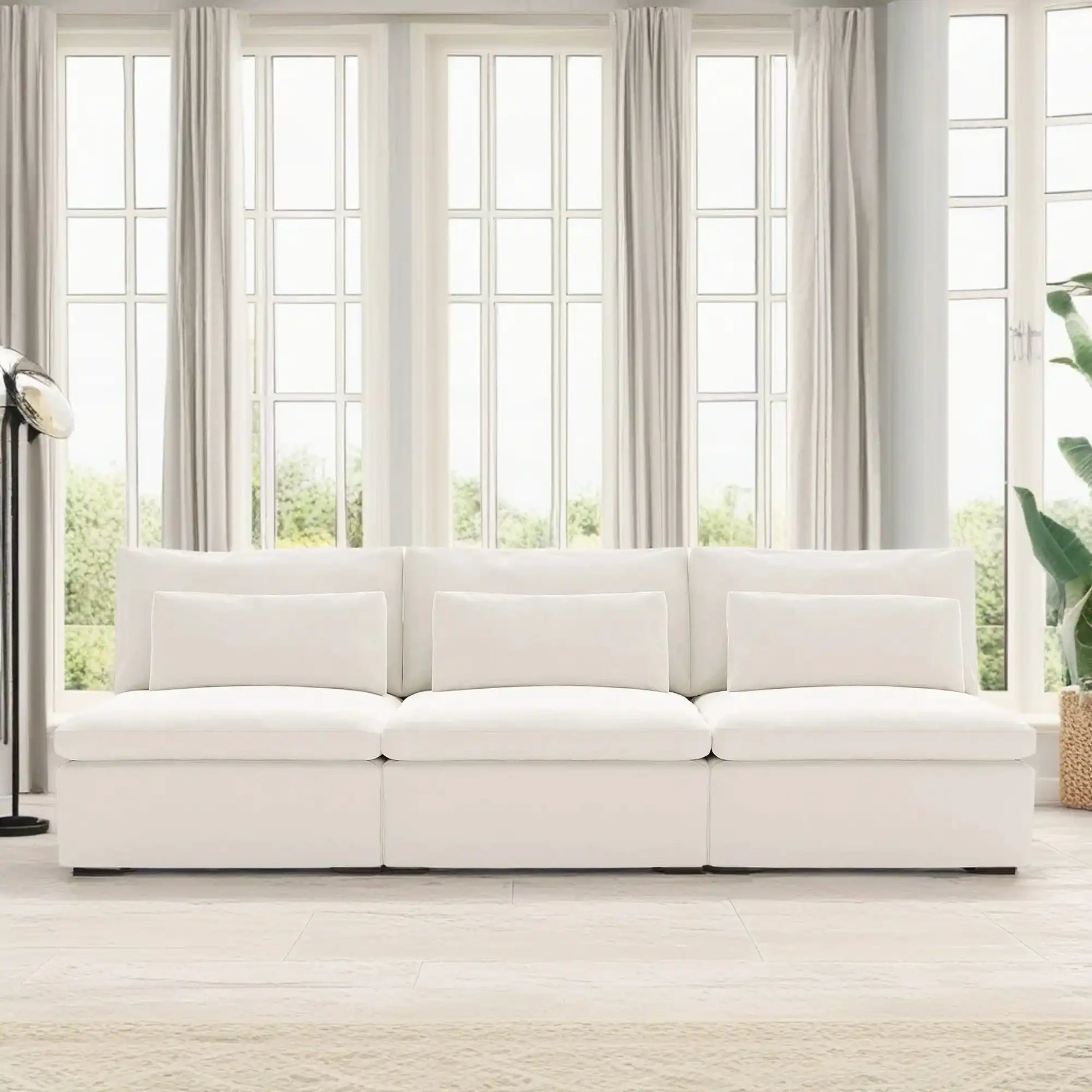 كنبة فاخرة خشبية - Baytuk