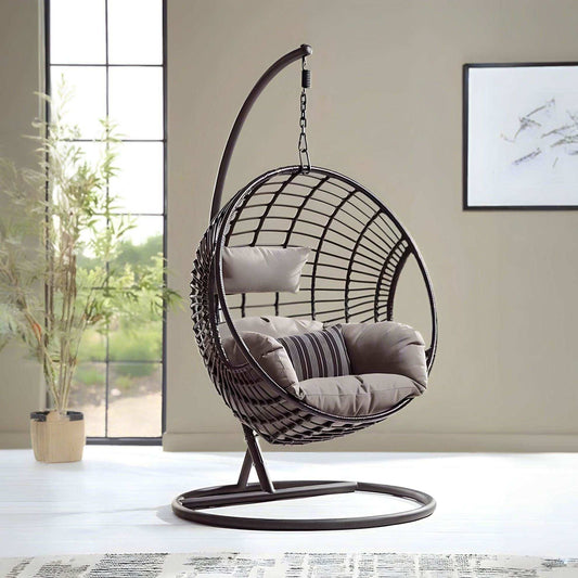 مرجيحة حديد وراتان - Baytuk