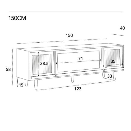 طاولة تلفاز عصرية - LEGACY