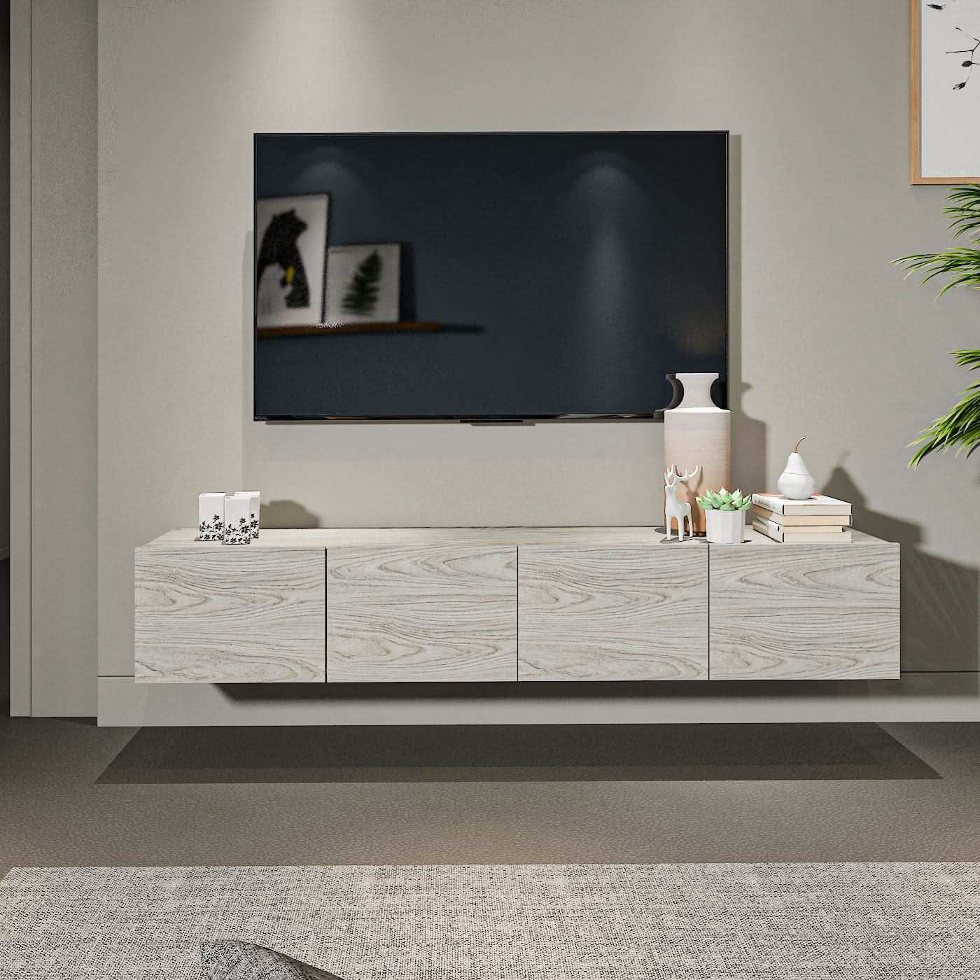 طاولة تلفاز معلقة - Baytuk