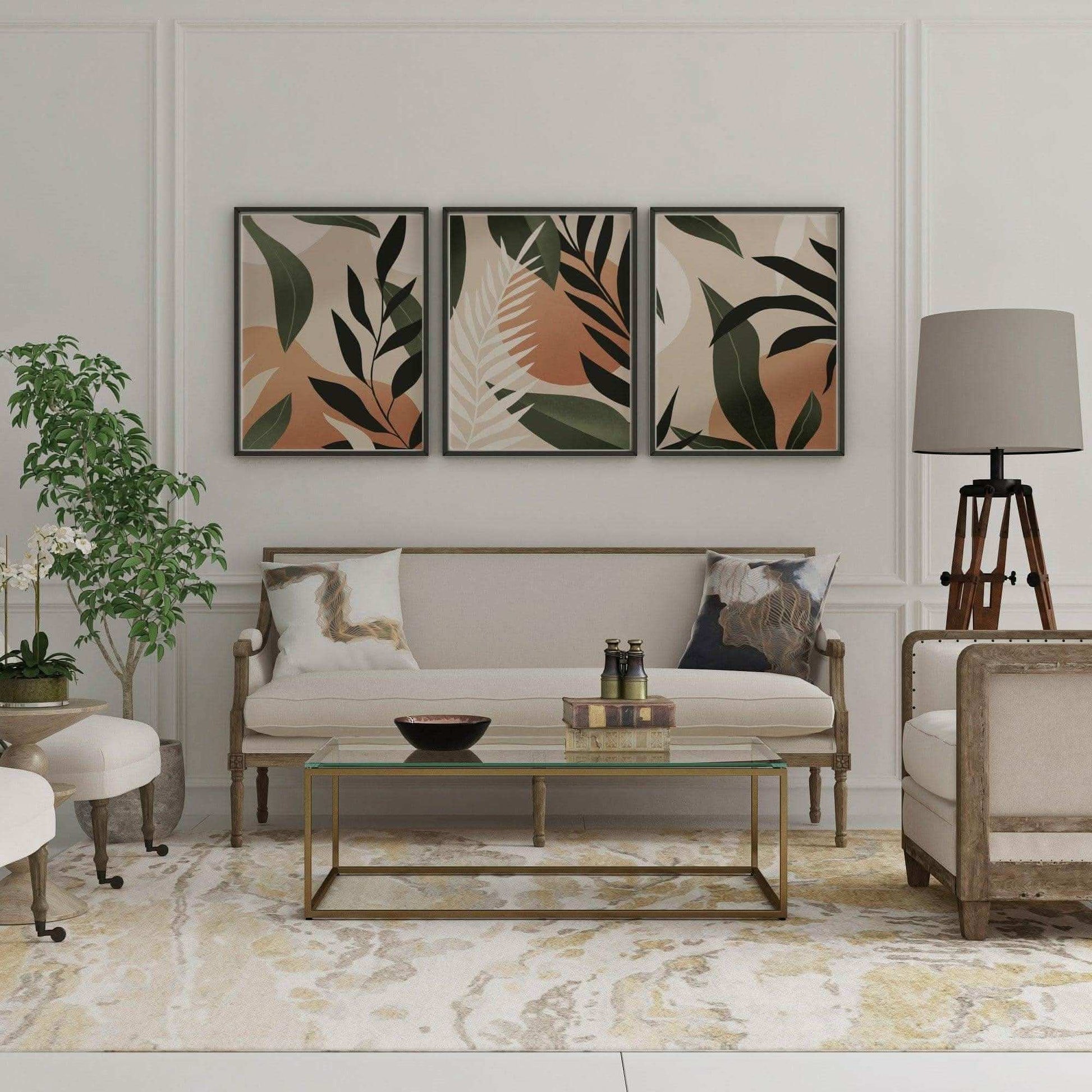 طقم لوحات متعددة الألوان 120*60 سم - Baytuk