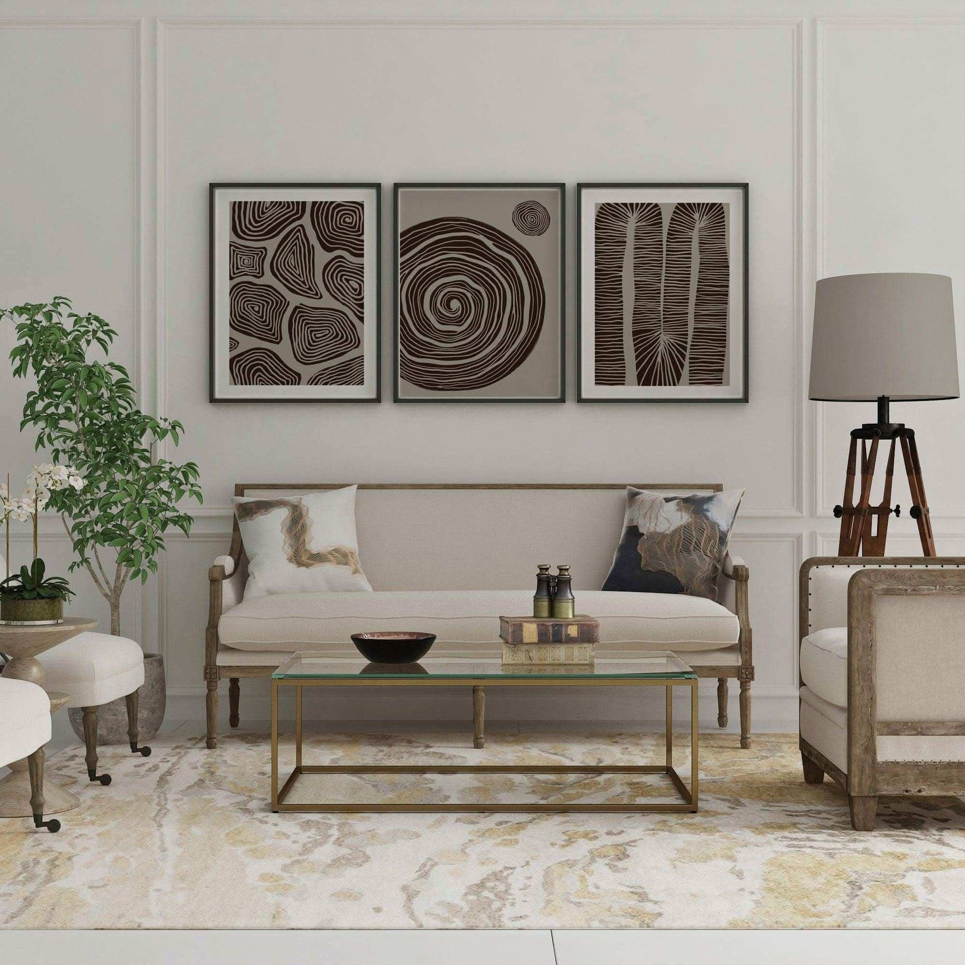 طقم لوحات متعدد الألوان 120*60 سم - Baytuk