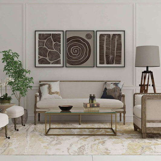 طقم لوحات متعدد الألوان 120*60 سم - Baytuk