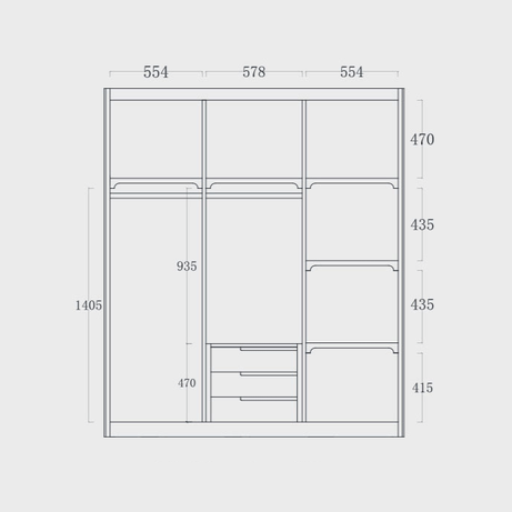 دولاب خشبي مميز - LUCY