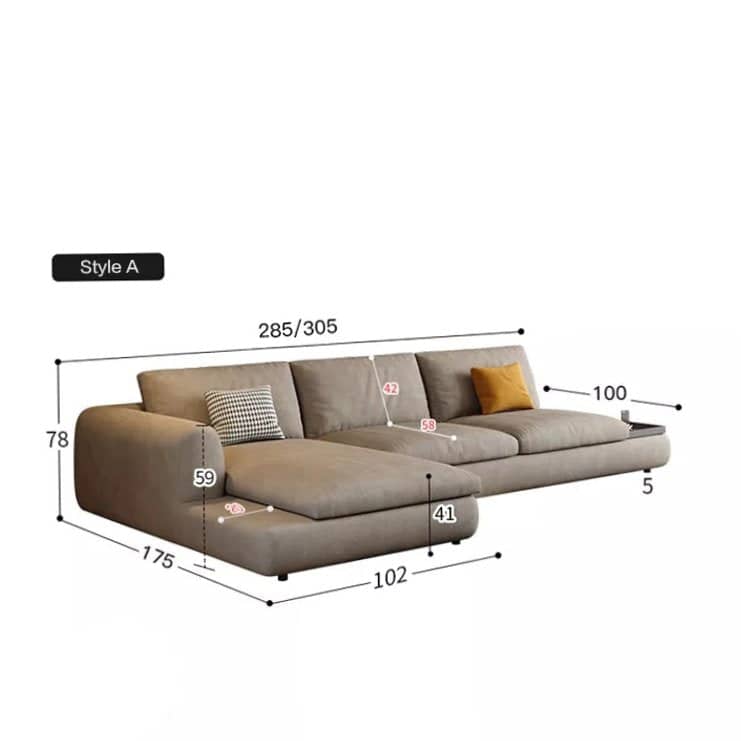 كنبه حرف L انيقة - MERA