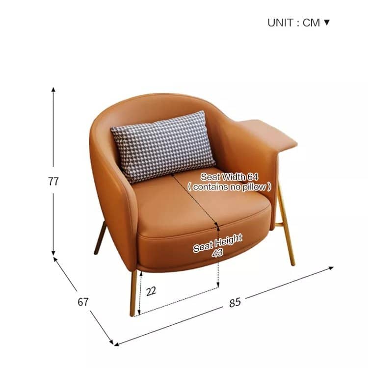 كرسي جلدي عصري - OASIS