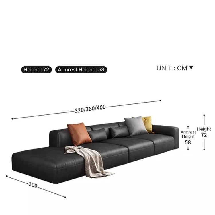 كنبة جلد عصرية - WISE