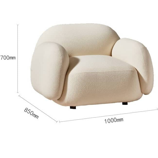 كرسي مخملي راقي - SAGE